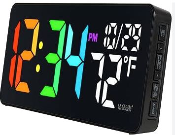 DIGITAL WALL CLOCK LED COLOR