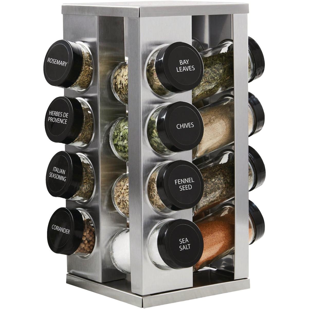 KAM 16 JAR HERITAGE SPICE RACK