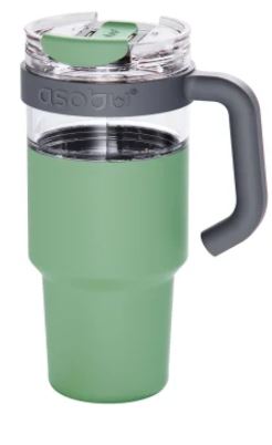 ASOBU TRAVEL MUG BASIL GRN 34oz