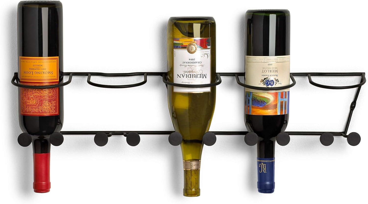 HORIZONTAL 5-BOTTLE WINE RACK