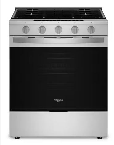 WHIRLPOOL SLIDE-IN GAS RANGE 30"