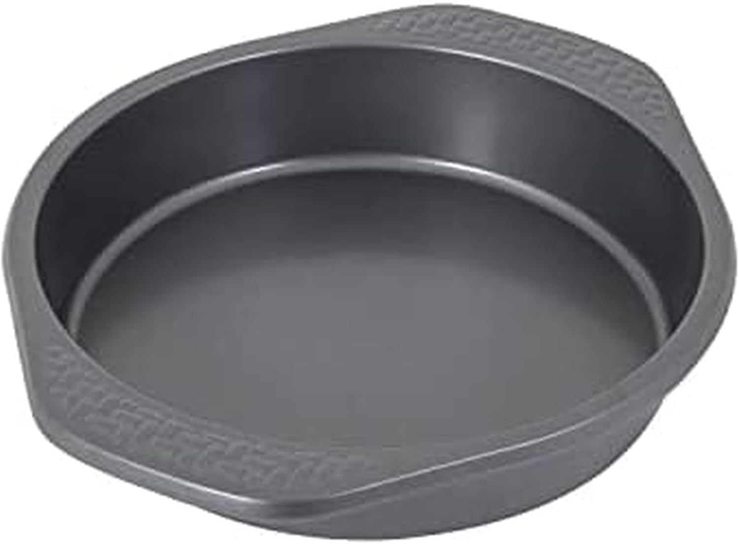 ROUND 9"CAKE PAN NON STICK GRAY