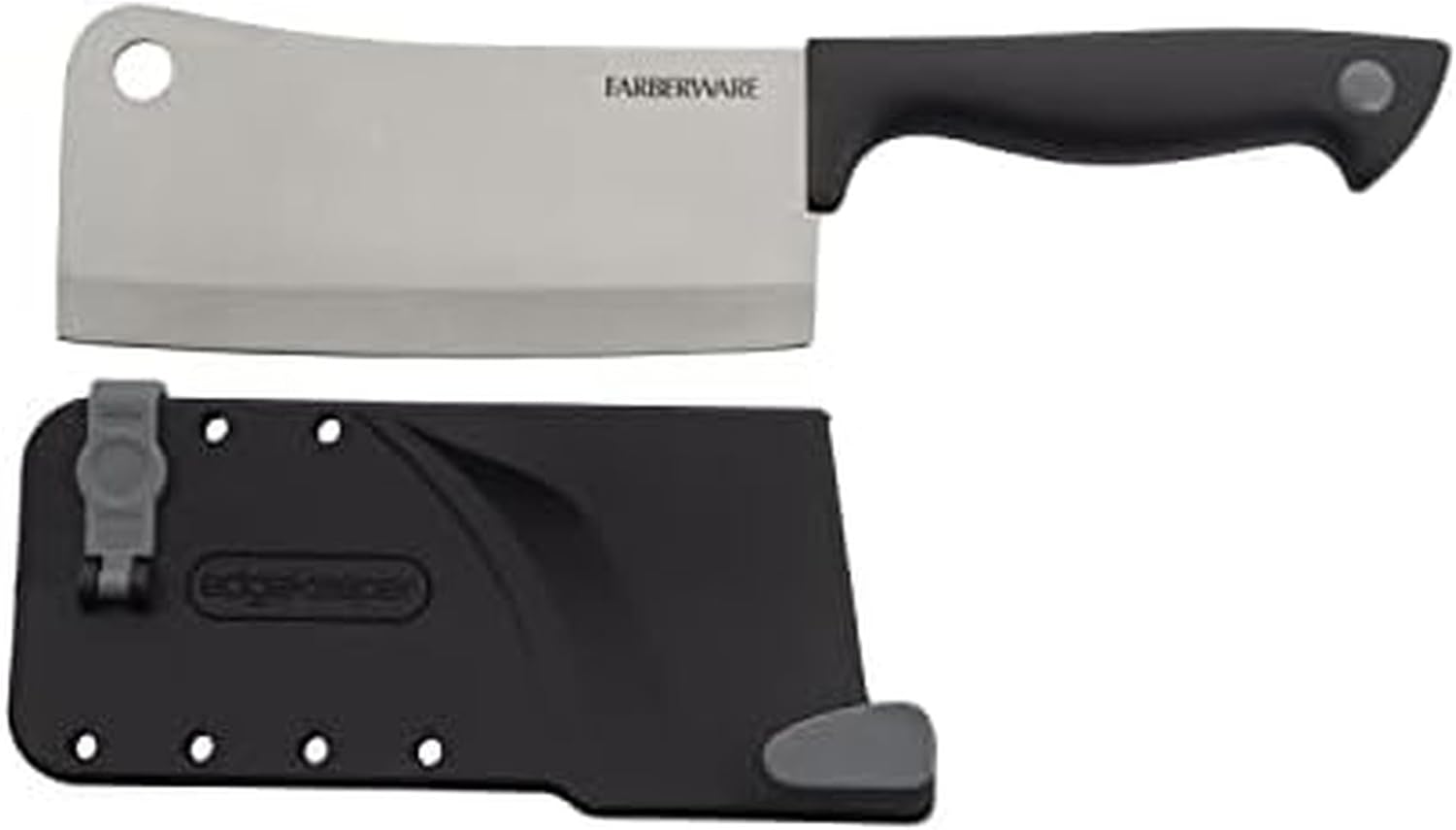 FABERWARE 6"CLEAVER BLK/GRY