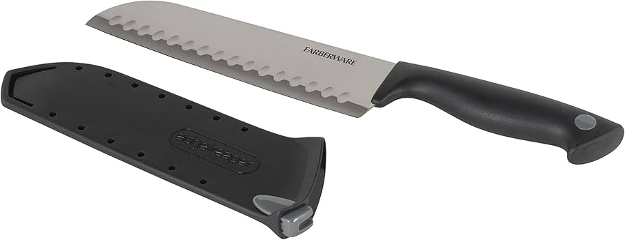FABERWARE 7"SANTOKU BLK/GRY
