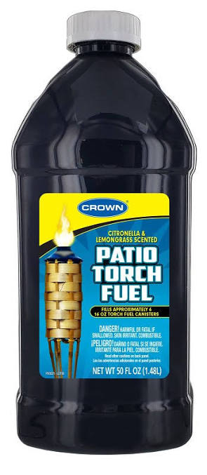 CROWN CTL.P.02 Ultra Refined Citronella Torch Fuel, 64 oz
