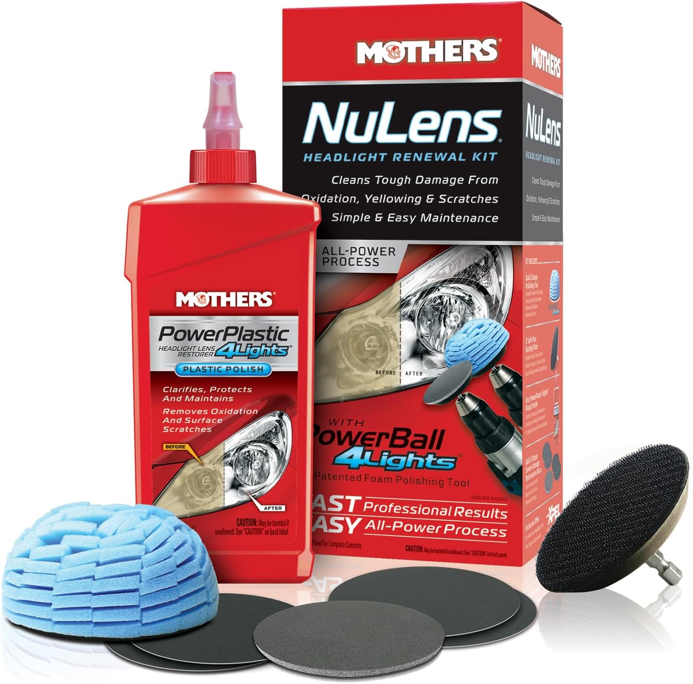 MOTHERS NULENS HEADLIGHT REN KIT