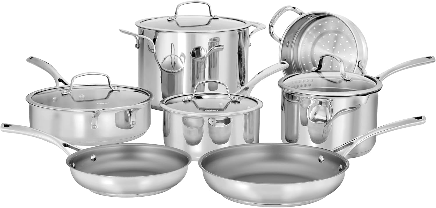 CUISINART COOKWARE SS SET 11PC