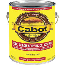CABOT STAIN SOLID EX MED BS 1GAL
