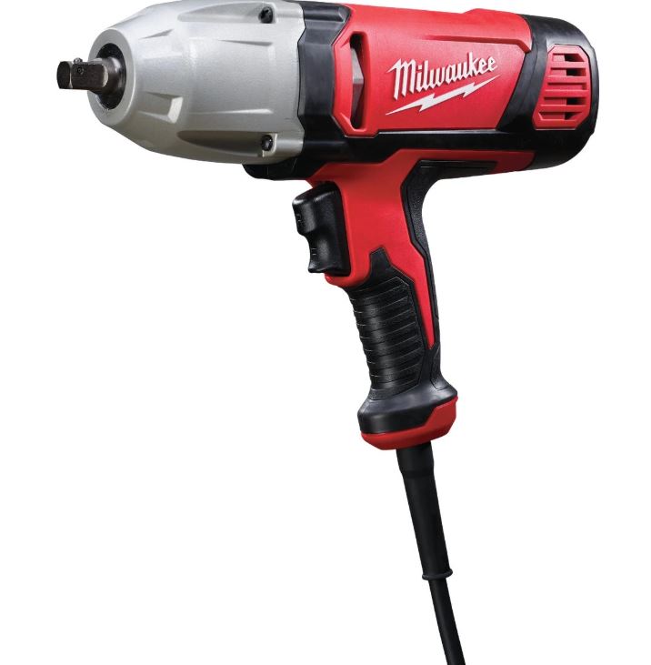 Milwaukee 1/2 In. Impact Wrench With Rocker Switch And Detent Pin