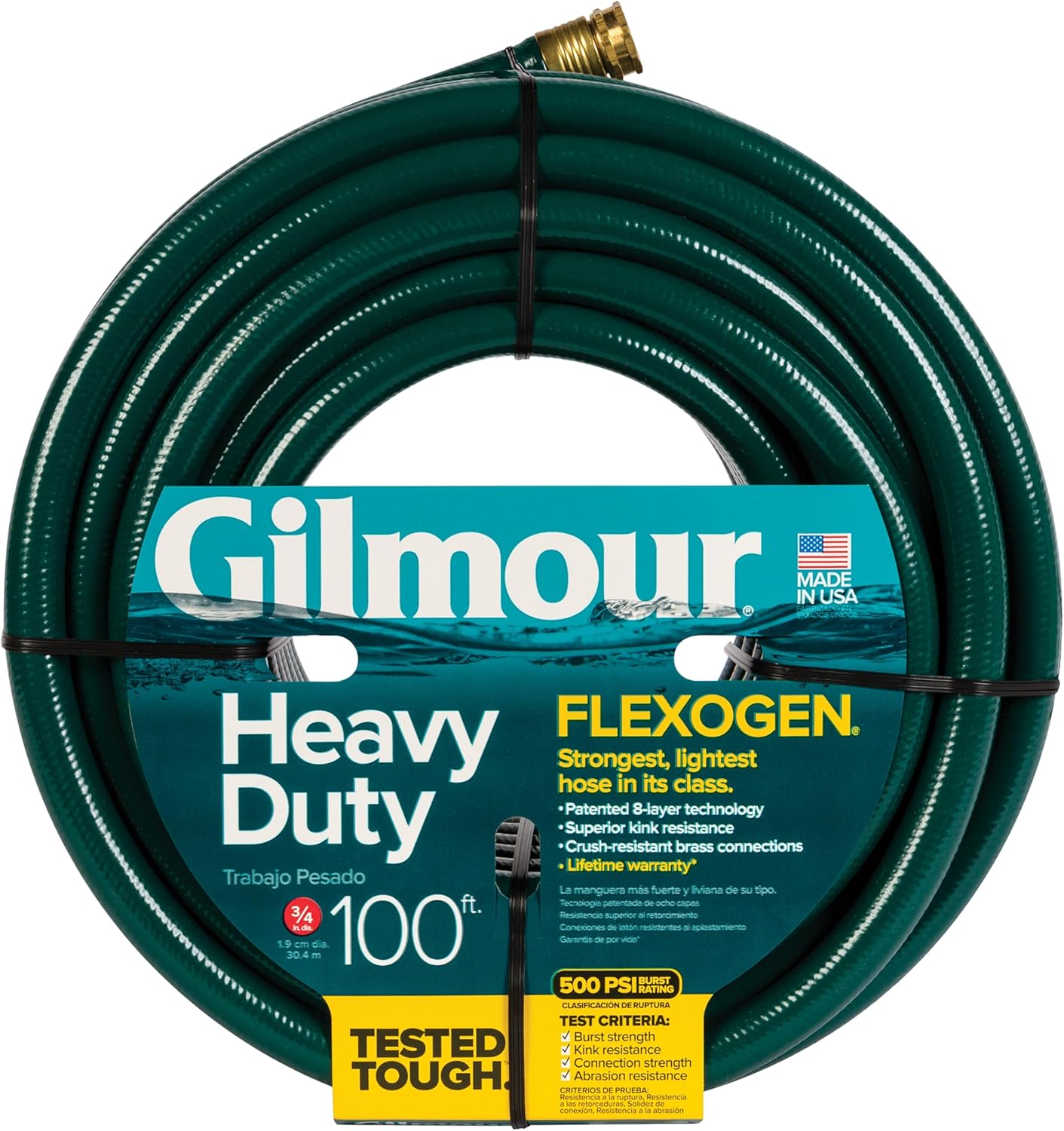 GARDEN HOSE FLEX 8PLY 3/4X100FT