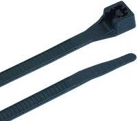 GB 46-308UVB Double Lock Cable Tie, 6/6 Nylon, Black
