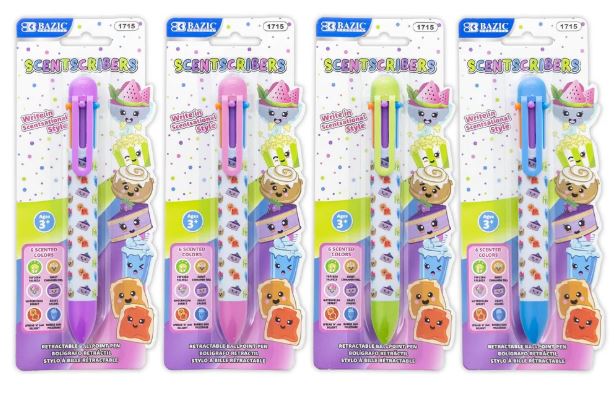 BAZIC SCENTED 6 COLOR PEN