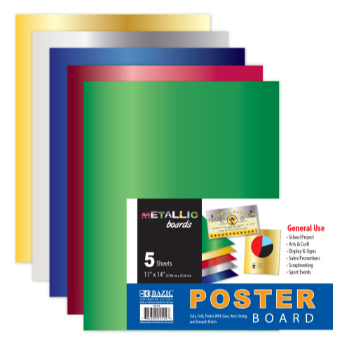 BAZIC 11X14 METALLIC POSTER BRD
