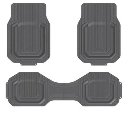 MAJIC 3PCS GRY HEAVY D FLOOR MAT