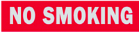 HY-KO 426 Princess Sign, Rectangular, NO SMOKING, Silver Legend, Red