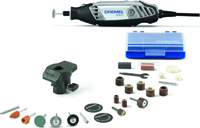 DREMEL 3000-1/24 Rotary Tool Kit, 120 V, 1/32 to 1/8 in Chuck, 6 ft L Cord,