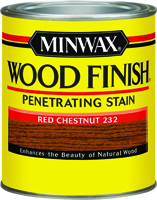 Minwax Wood Finish 70046000 Wood Stain, Red Chestnut, 1 qt Can