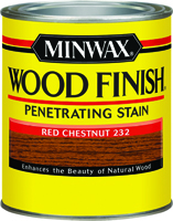 Minwax Wood Finish 70046000 Wood Stain, Red Chestnut, 1 qt Can