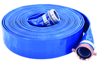 ABBOTT RUBBER 1148-1500-50 Lay-Flat Water Discharge Hose, Male Thread x