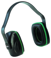 MSA 10004293 Earmuff, Plastic, Black/Green