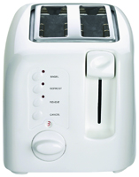 Cuisinart CPT-122 Electric Toaster, 900 W, Plastic, White