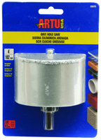 ARTU 02870 Hole Saw, 5/8-18 Arbor, 2-1/4 in D Cutting, Tungsten Carbide
