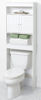 Zenna Home Cottage 9119W Bathroom Spacesaver, 3-Shelf, Wood
