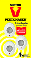 Victor M753SN Corded Rodent Repeller with Nightlight, 400 sq-ft Coverage