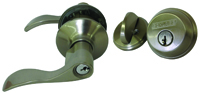 Schlage FB50NVACC619 Accent Knob Lockset, Keyed Alike Key, 2 Grade, Steel,