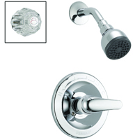 Peerless P188710 Shower Faucet, Full, Brass, Chrome