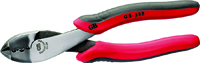 GB GS-388 Crimping Plier, Solid, Stranded Wire, High-Leverage Red Handle