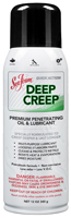 Deep Creep DC14 Penetrating Lubricant and Cleaner, 12 oz, Aerosol Can,