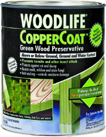 Wolman WoodLife CopperCoat 1904A Wood Preservative, Green, 1 qt Can