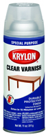 Krylon K07001007 Varnish Coating, Gloss, Clear, 11 oz Aerosol Can