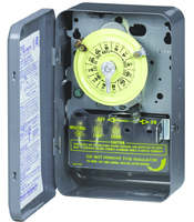 Intermatic T103 Heavy-Duty Mechanical Time Switch, 40 A, 120 V, 24 hr Time
