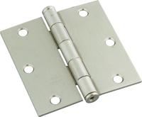 National Hardware N830-250 Door Hinge, 50 lb Weight Capacity, Steel, Satin