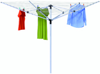Honey-Can-Do DRY-05262 Umbrella Clothes Dryer, Steel, 57 in L