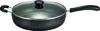 T-Fal A9108274 Non-Stick Specialty Jumbo Cooker With Glass Lid, 5 qt