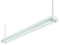 Lithonia Lighting 208PUR Shop Light, Fluorescent Lamp, 120 V