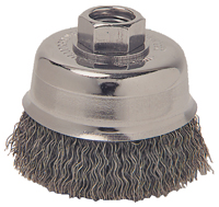 Weiler 36061 Wire Cup Brush, 5/8-11 Arbor/Shank, 5 in Dia
