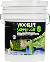 Wolman WoodLife CopperCoat 1902A Wood Preservative, Green, 5 gal Can
