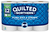Quilted Northern 96362 Bathroom Tissue, 2-Ply, 6 Roll