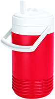 IGLOO Legend 00002204 Beverage Cooler, 1 gal Cooler, Red/White