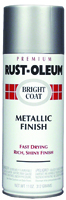 RUST-OLEUM STOPS RUST 7718830 Bright Coat Spray Paint, Metallic, Chrome, 11