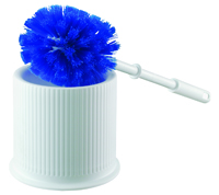 Quickie 305 Toilet Bowl Brush with Caddy, Round, Plastic Holder