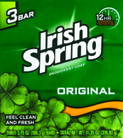 Irish Spring 14177 Bar Soap Green, 3.75 oz