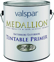 VALSPAR Medallion 192 Interior/Exterior Tintable Primer, Gray, 1 gal Pail