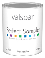 Valspar 3408 Interior Latex Wall Paint, Satin, Satin Pastel Base, 1 pt Can