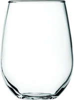 Anchor Hocking 95141 Stemless Glass Set, 15 oz Capacity, Glass, Clear