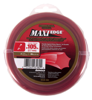 ARNOLD Maxi Edge WLM-105 Trimmer Line, 0.105 in Dia, Polymer, Red
